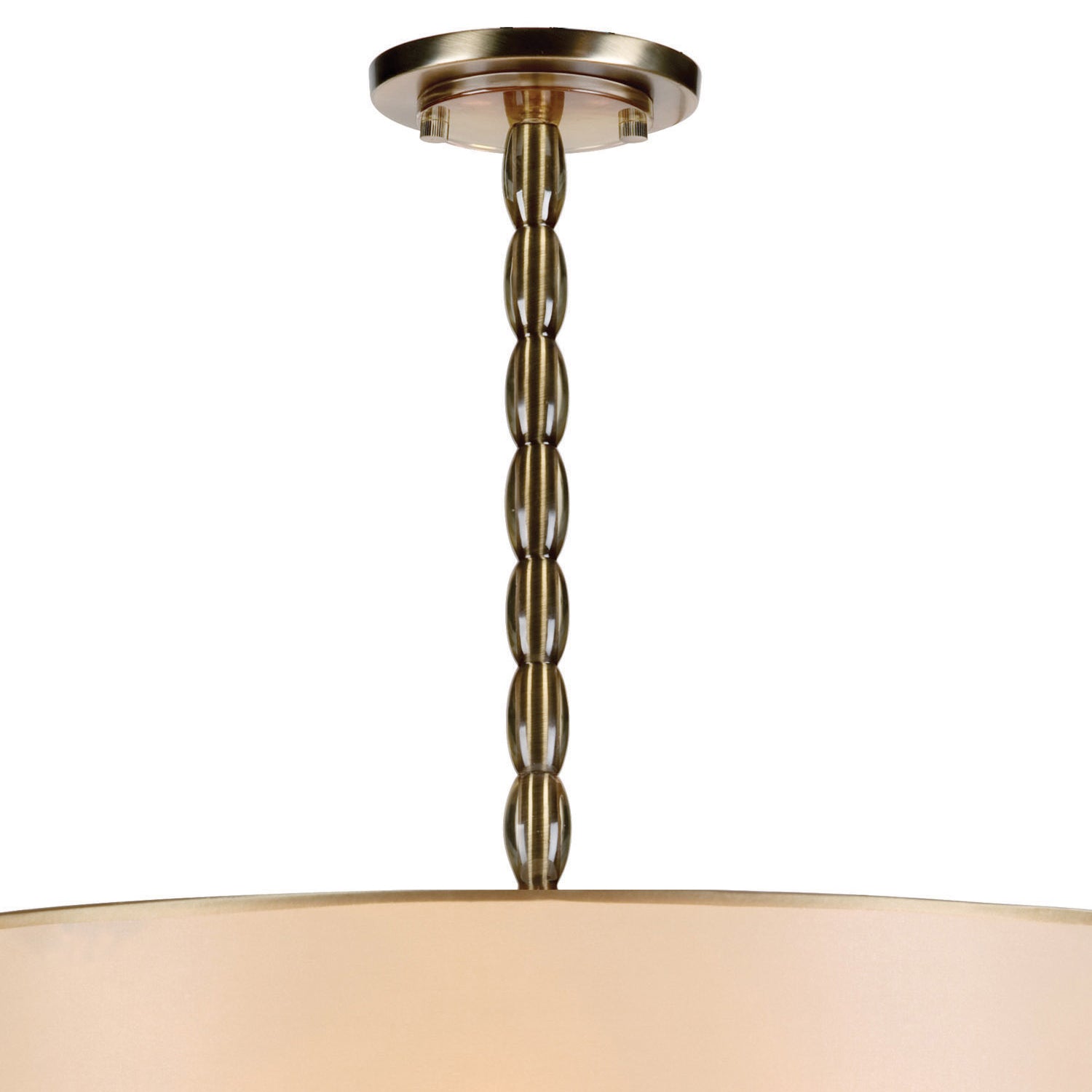 Crystorama - 9507-AB - Five Light Chandelier - Luxo - Antique Brass