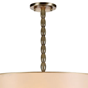 Crystorama - 9507-AB - Five Light Chandelier - Luxo - Antique Brass