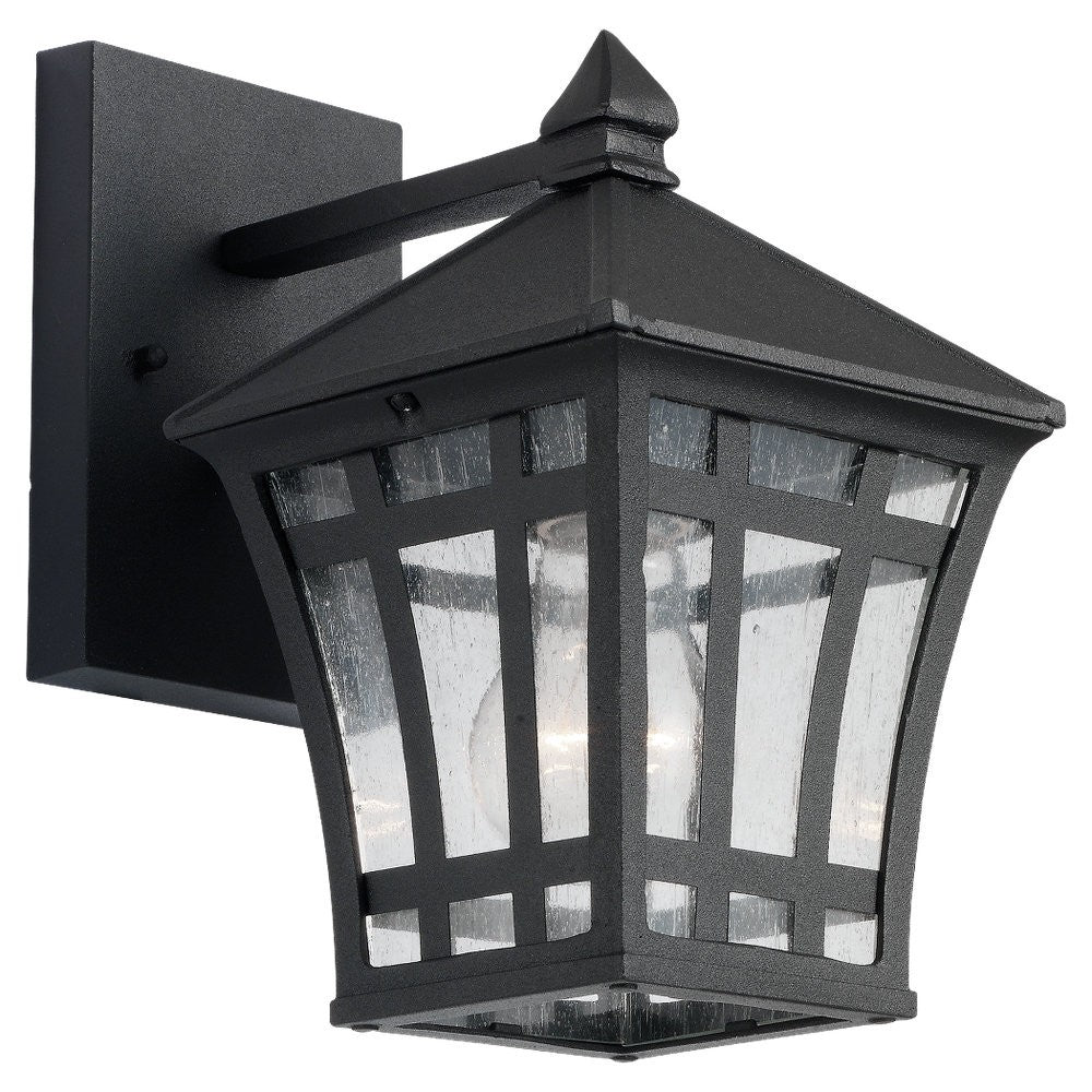 Generation Lighting. - 88131-12 - One Light Outdoor Wall Lantern - Herrington - Black