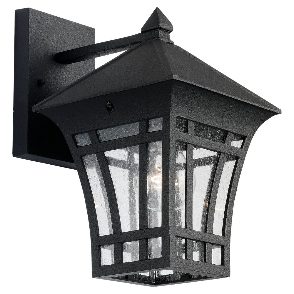 Generation Lighting. - 88132-12 - One Light Outdoor Wall Lantern - Herrington - Black