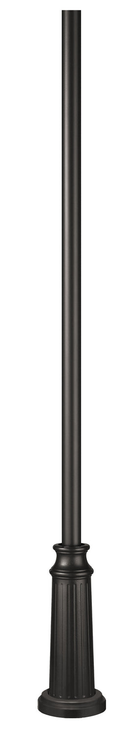 Hinkley - 6808BK - Post - 8ft Post with Decorative Base - Black