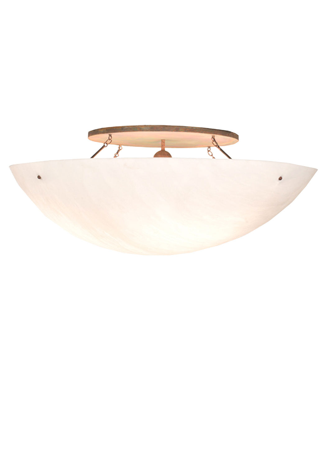 Meyda Tiffany - 82201 - 12 Light Flushmount - Artesia - Vintage Copper