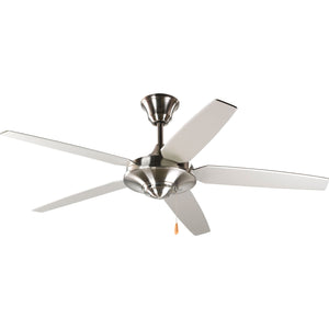 Progress Lighting - P2530-09 - 54"Ceiling Fan - Airpro Signature Plus - Brushed Nickel