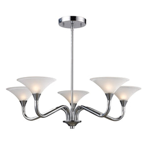 ELK Home - 10102/5 - Five Light Chandelier - Jenson - Polished Chrome