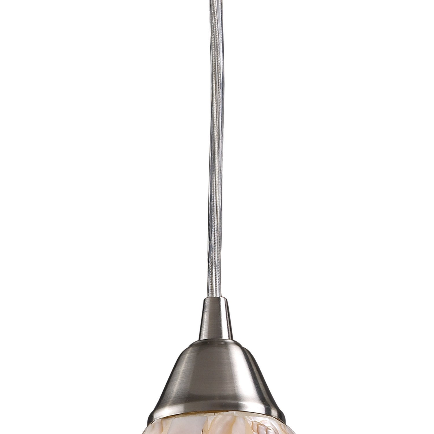 ELK Home - 10141/1 - One Light Mini Pendant - Capri - Satin Nickel