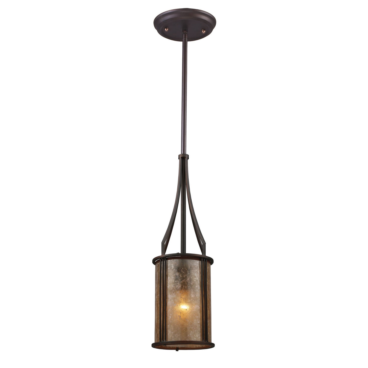 ELK Home - 15033/1 - One Light Mini Pendant - Barringer - Aged Bronze