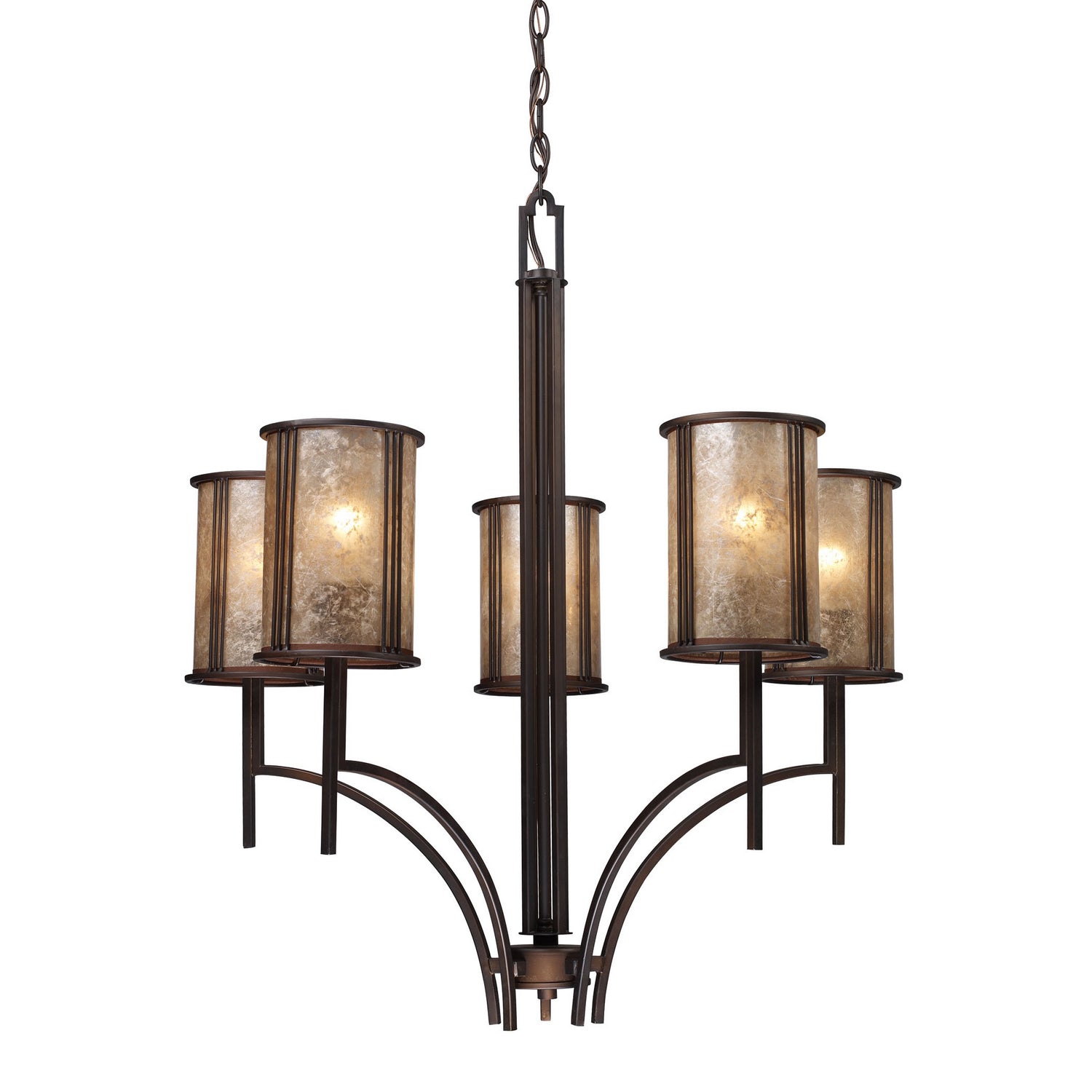 ELK Home - 15035/5 - Five Light Chandelier - Barringer - Aged Bronze