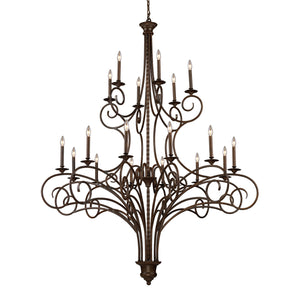 ELK Home - 15044/12+6 - 18 Light Chandelier - Gloucester - Weathered Bronze