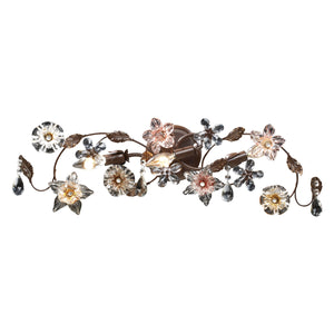 ELK Home - 20075/3 - Three Light Vanity - Cristallo Fiore - Deep Rust