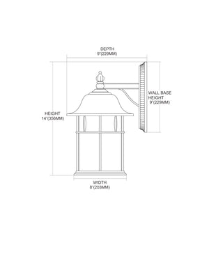 ELK Home - 42260/1 - LED Wall Sconce - Lapuente - Matte Black