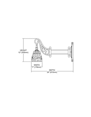 ELK Home - 079-TB-13 - One Light Wall Sconce - Mix-N-Match - Tiffany Bronze