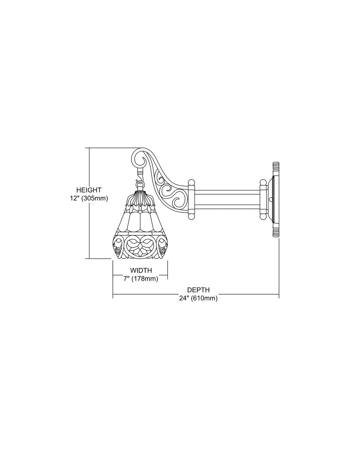 ELK Home - 079-TB-21 - One Light Wall Sconce - Mix-N-Match - Tiffany Bronze