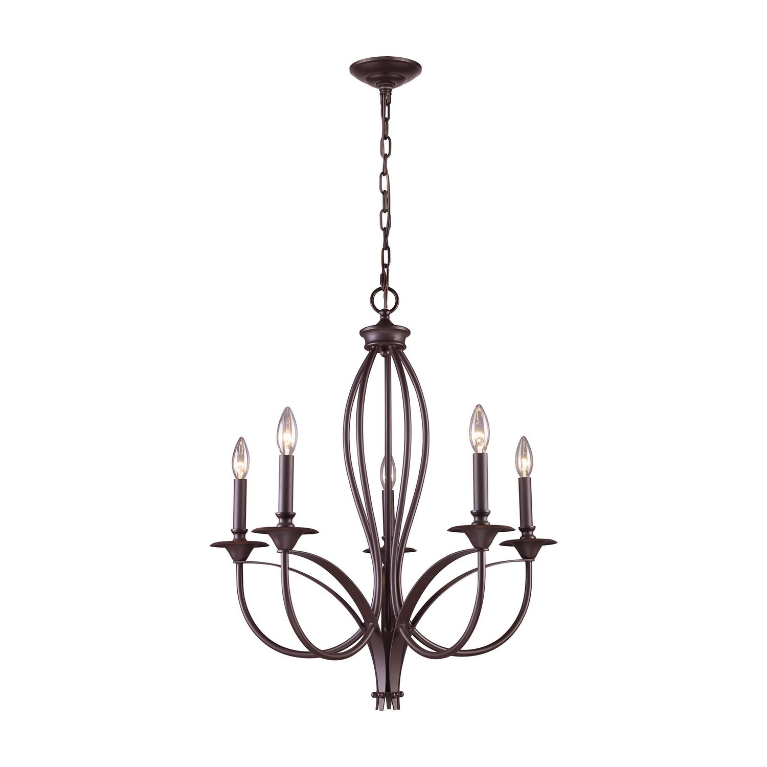 ELK Home - 61032-5 - Five Light Chandelier - Medford - Oil Rubbed Bronze