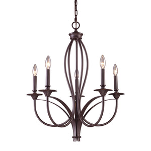 ELK Home - 61032-5 - Five Light Chandelier - Medford - Oil Rubbed Bronze