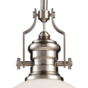 ELK Home - 66123-1 - One Light Pendant - Chadwick - Satin Nickel