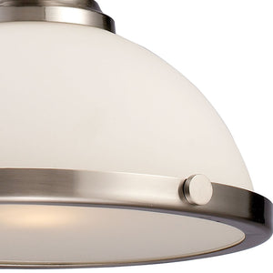 ELK Home - 66123-1 - One Light Pendant - Chadwick - Satin Nickel