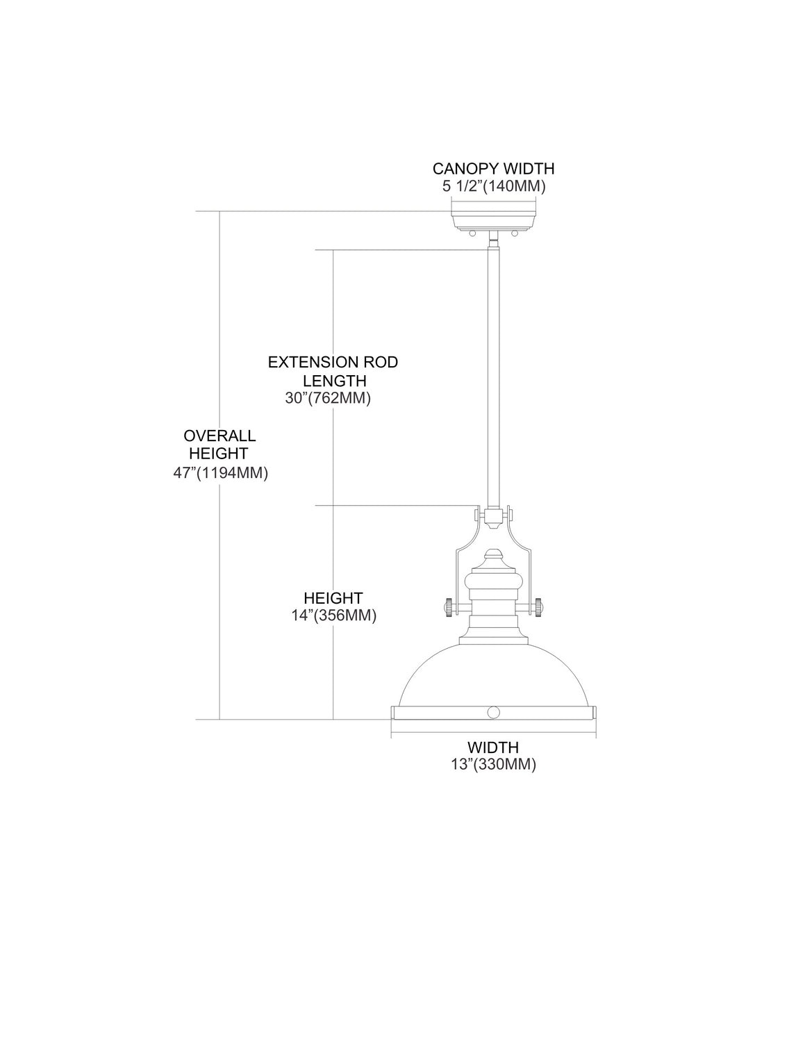 ELK Home - 66123-1 - One Light Pendant - Chadwick - Satin Nickel