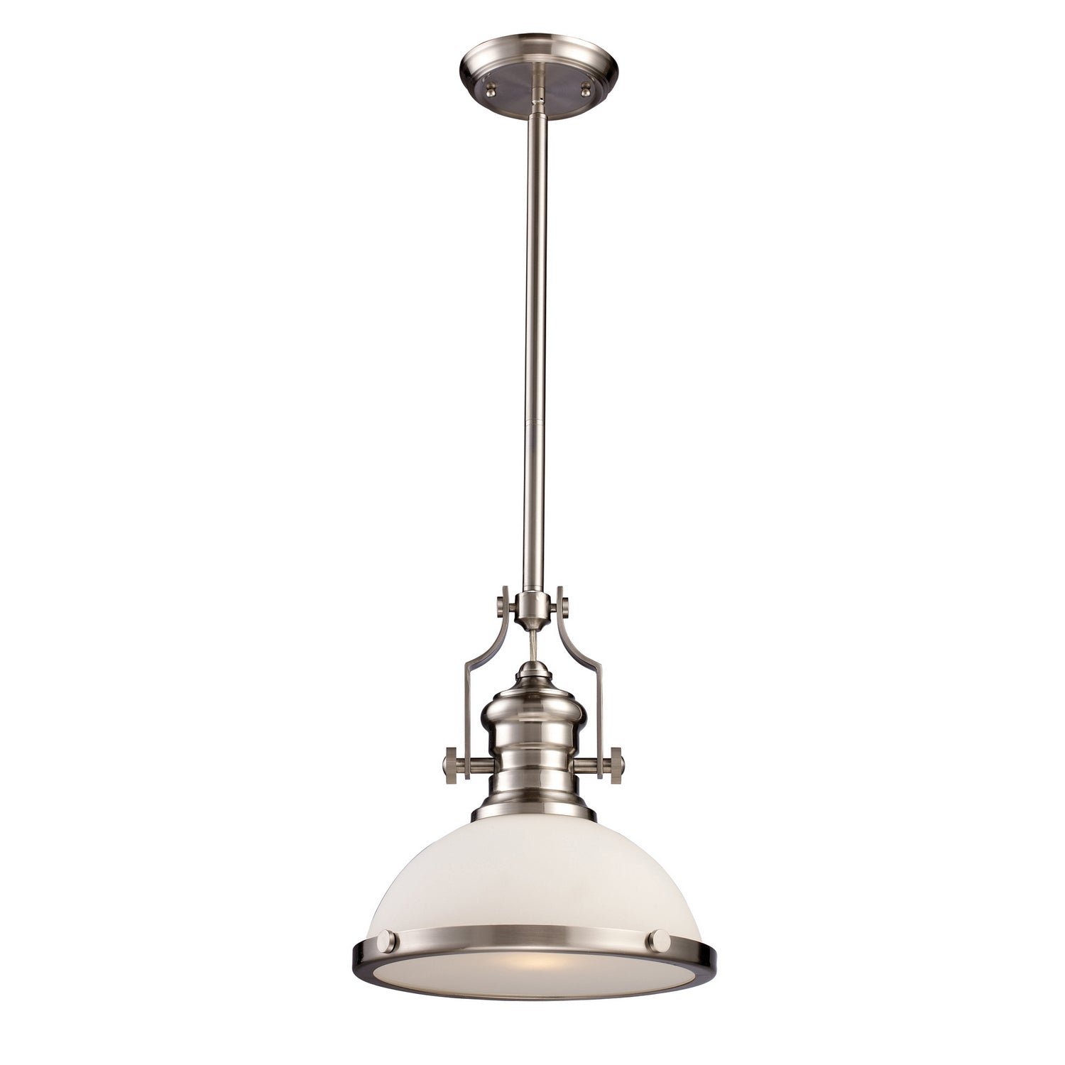 ELK Home - 66123-1 - One Light Pendant - Chadwick - Satin Nickel