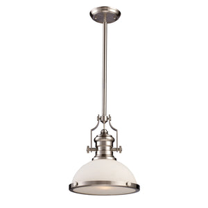 ELK Home - 66123-1 - One Light Pendant - Chadwick - Satin Nickel