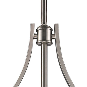 ELK Home - 66125-3 - Three Light Linear Chandelier - Chadwick - Satin Nickel