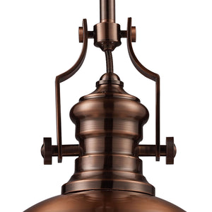 ELK Home - 66144-1 - One Light Pendant - Chadwick - Antique Copper