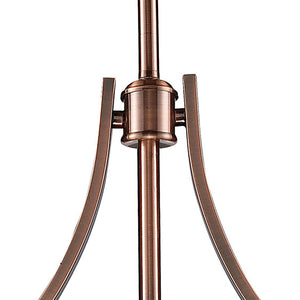 ELK Home - 66145-3 - Three Light Linear Chandelier - Chadwick - Antique Copper