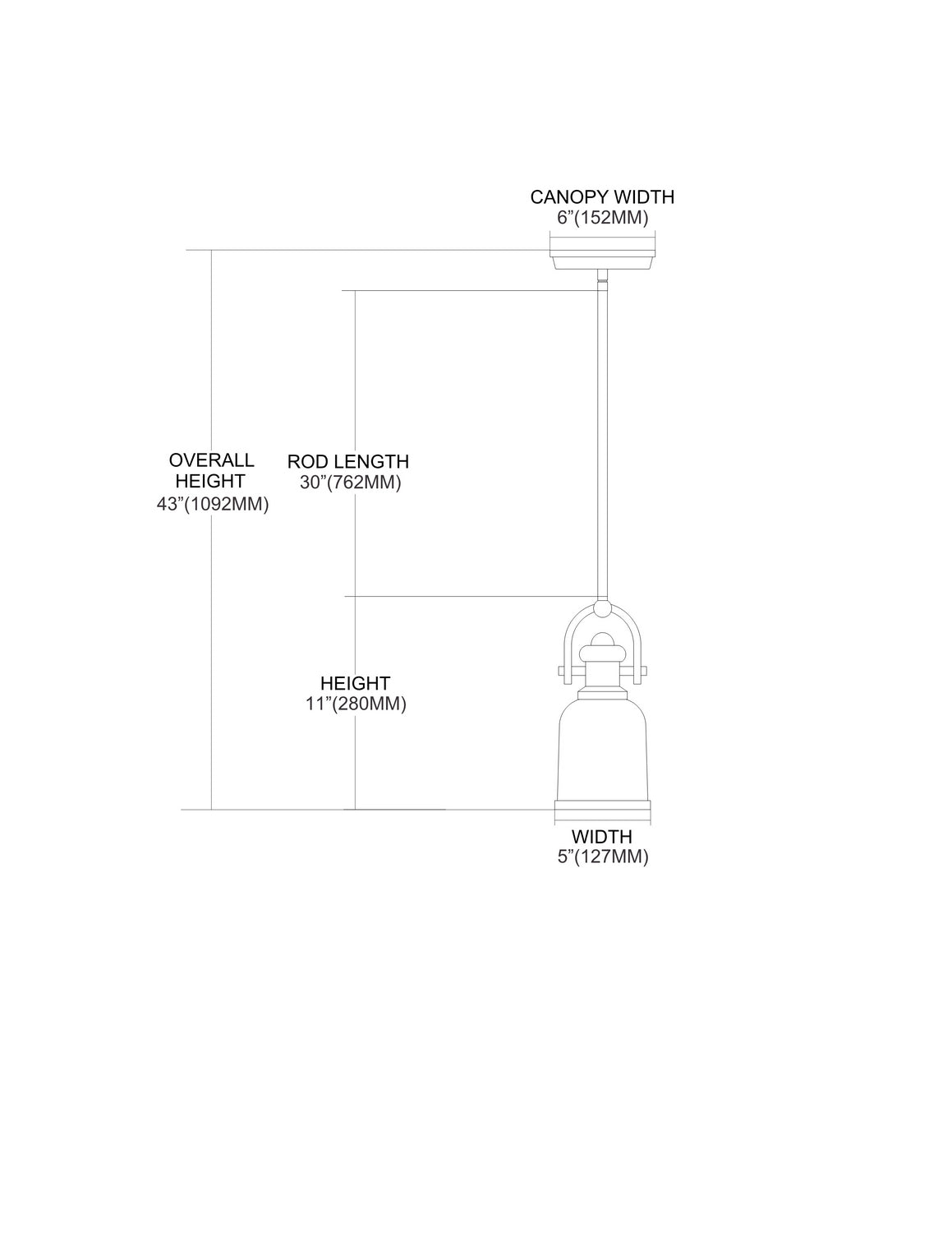 ELK Home - 66161-1 - One Light Mini Pendant - Brooksdale - Satin Nickel