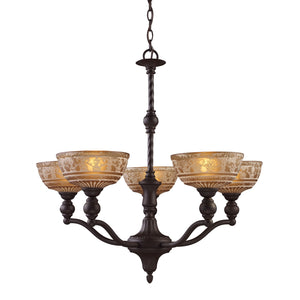 ELK Home - 66197-5 - Five Light Chandelier - Norwich - Oil Rubbed Bronze