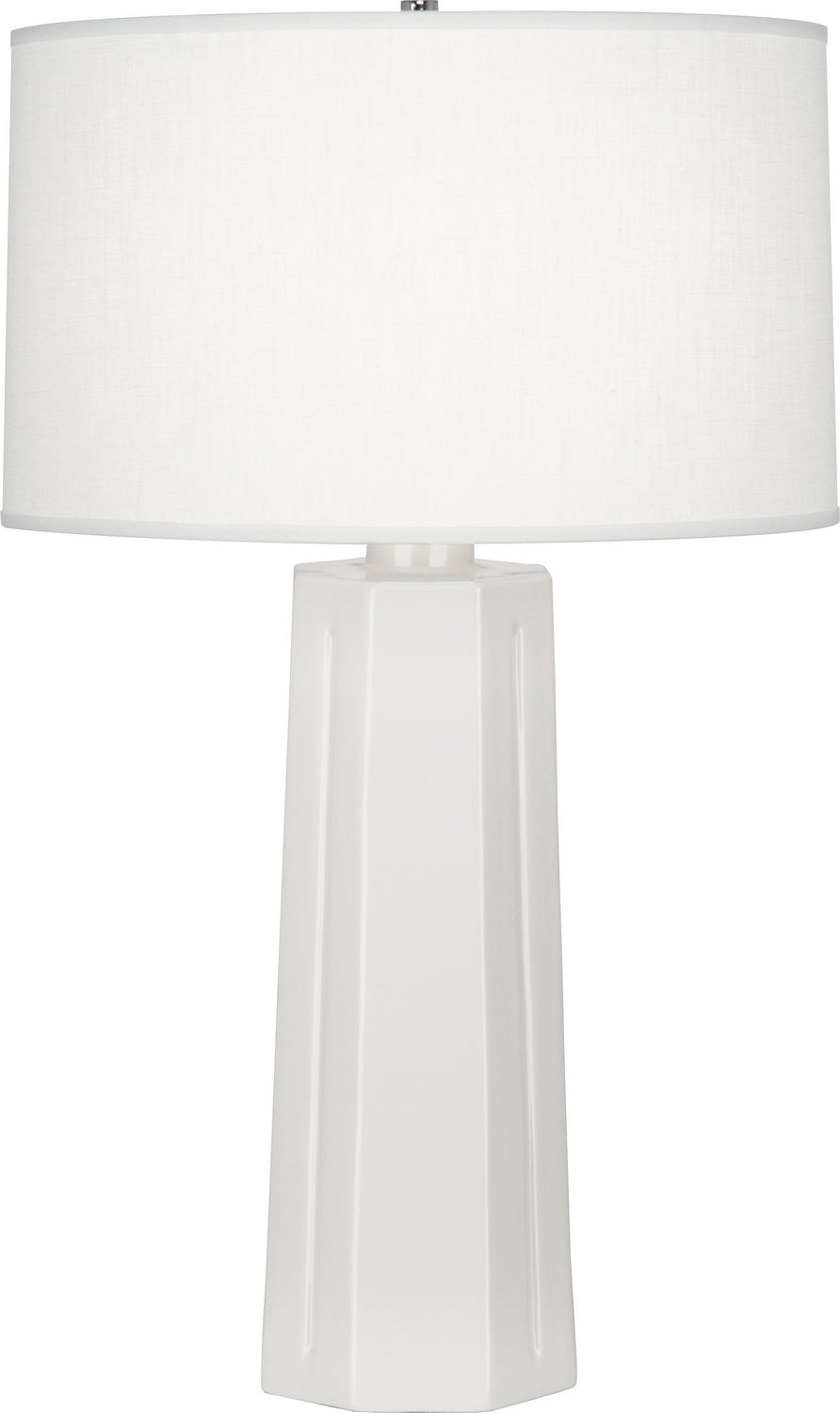 Robert Abbey - 962 - One Light Table Lamp - Mason - Lily Glazed Ceramic