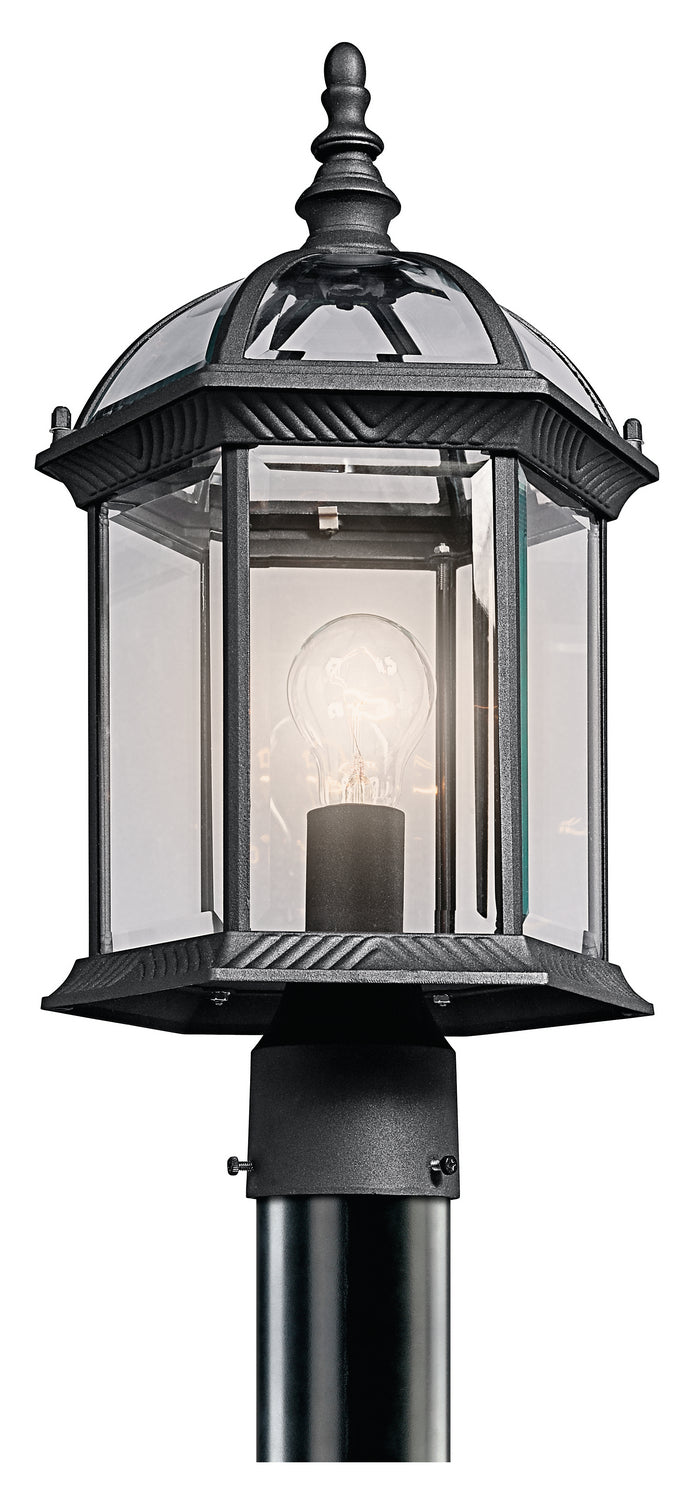 Kichler - 49187BK - One Light Outdoor Post Mount - Barrie - Black