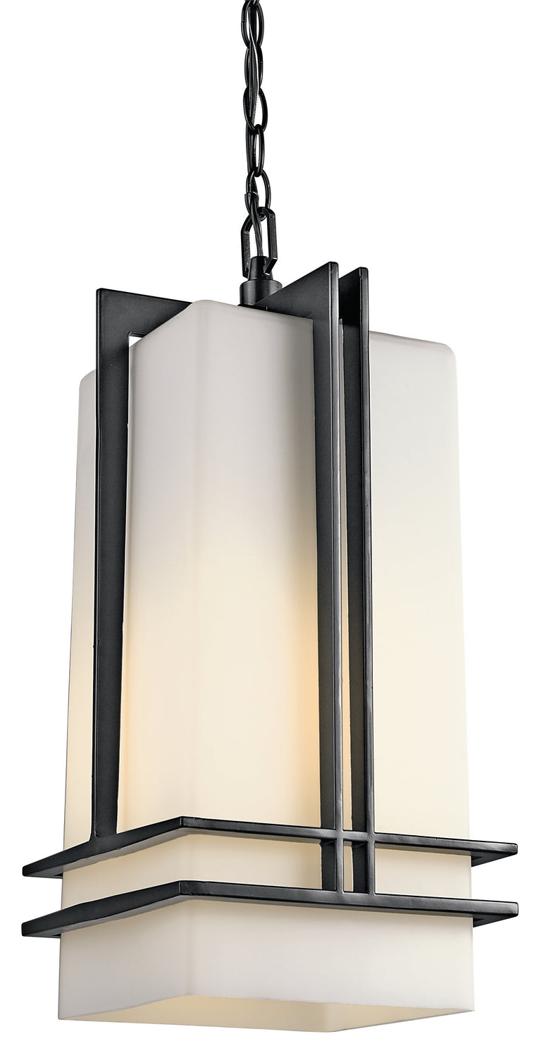 Kichler - 49205BK - One Light Outdoor Pendant - Tremillo - Black