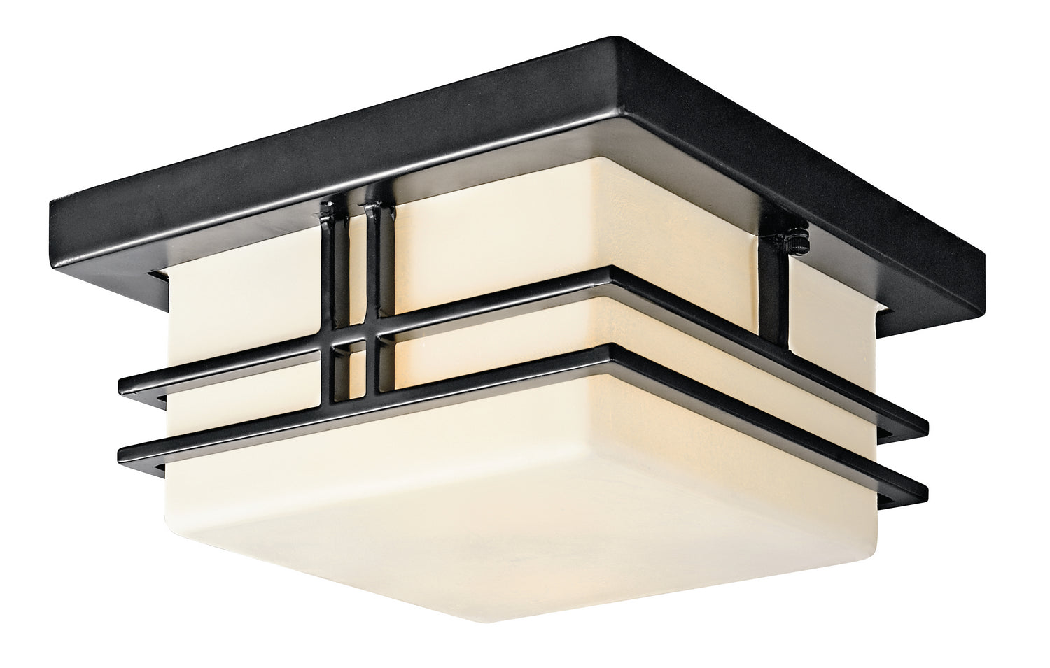 Kichler - 49206BK - Two Light Outdoor Ceiling Mount - Tremillo - Black