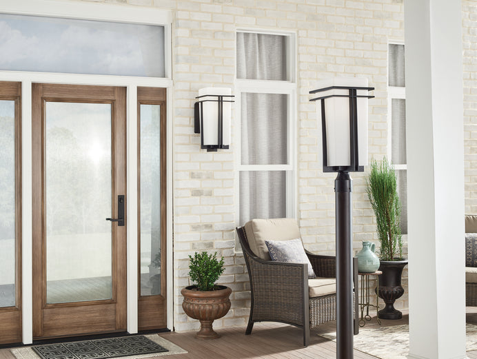 Kichler - 49207BK - One Light Outdoor Post Mount - Tremillo - Black