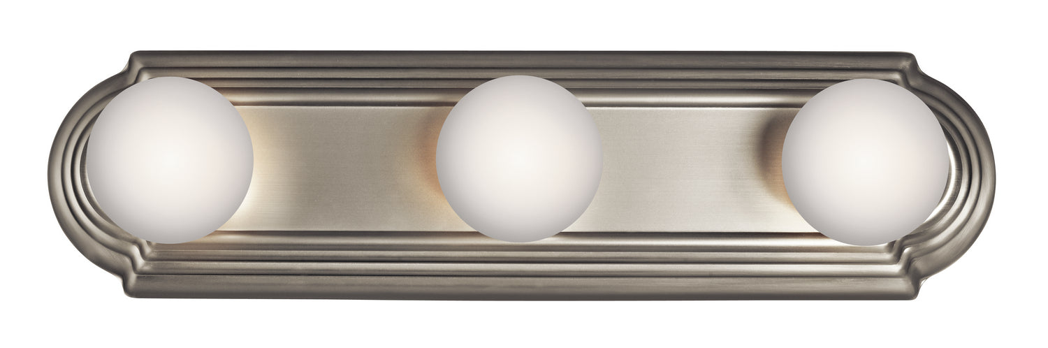 Kichler - 5003NI - Three Light Linear Bath - Brushed Nickel