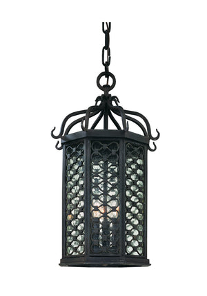 Troy Lighting - F2377-TRN - Three Light Hanging Lantern - Los Olivos - Textured Iron