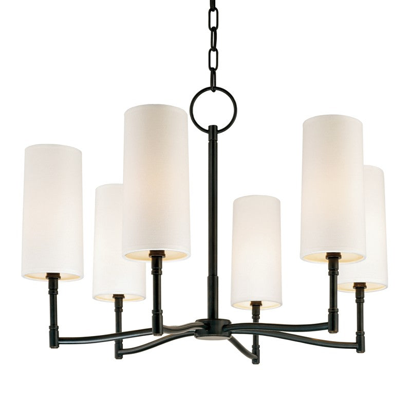 Hudson Valley - 366-OB - Six Light Chandelier - Dillon - Old Bronze