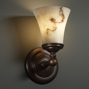 Justice Designs - FAL-8521-20-DBRZ - One Light Wall Sconce - LumenAria - Dark Bronze