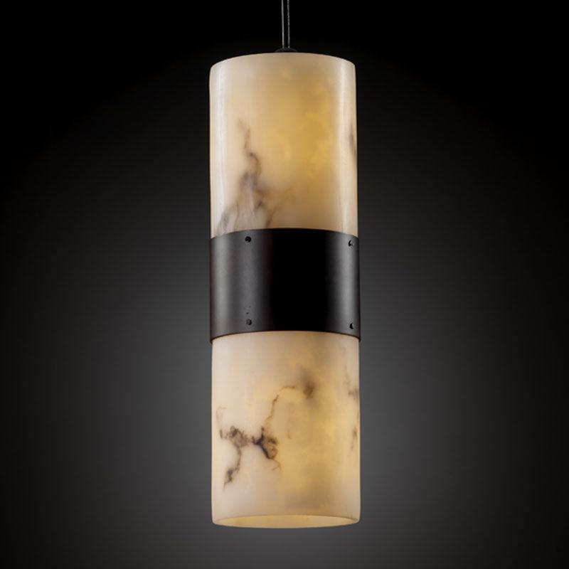 Justice Designs - FAL-8759-10-DBRZ - Two Light Pendant - LumenAria - Dark Bronze