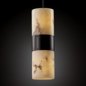 Justice Designs - FAL-8759-10-DBRZ - Two Light Pendant - LumenAria - Dark Bronze