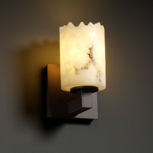 Justice Designs - FAL-8921-12-DBRZ - One Light Wall Sconce - LumenAria - Dark Bronze