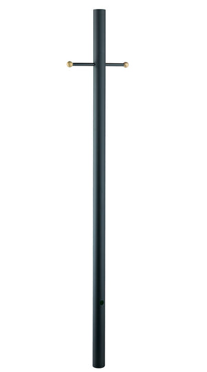 Acclaim Lighting - 96BK - Post With Cross Arm - Direct Burial Lamp Posts - Matte Black