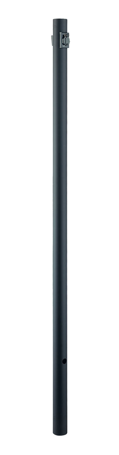 Acclaim Lighting - 97BK - Post With Photocell And Outlet - Direct Burial Lamp Posts - Matte Black