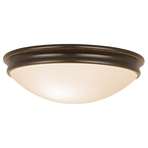 Access - 20726-ORB/OPL - Three Light Flush Mount - Atom - Oil Rubbed Bronze