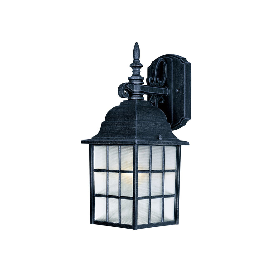 Maxim - 1051BK - One Light Outdoor Wall Lantern - North Church - Black