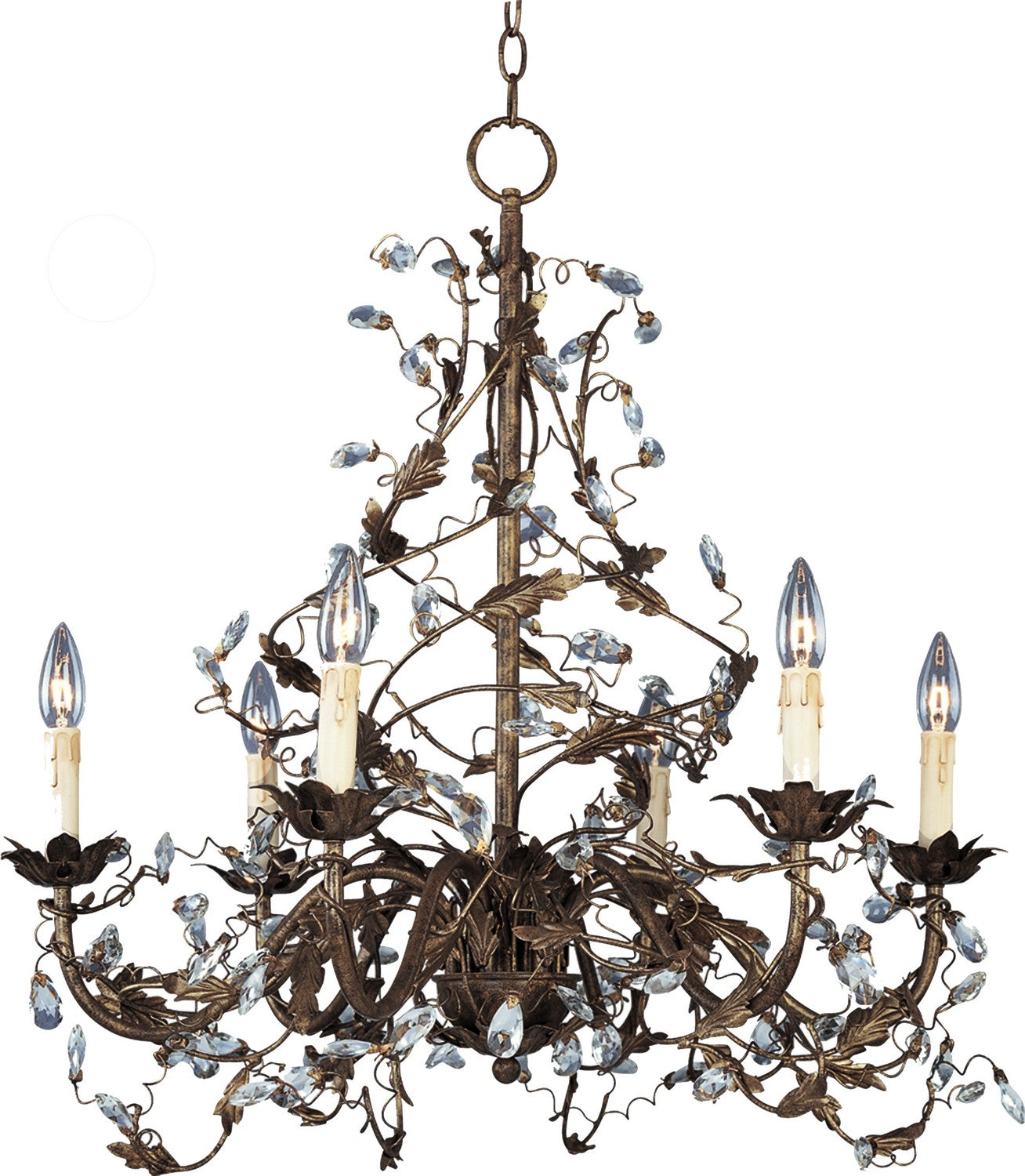 Maxim - 2851OI - Six Light Chandelier - Elegante - Oil Rubbed Bronze