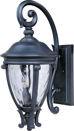 Maxim - 41425WGBK - Three Light Outdoor Wall Lantern - Camden VX - Black