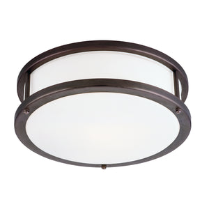 Access - 50080-BRZ/OPL - Two Light Flush Mount - Conga - Bronze