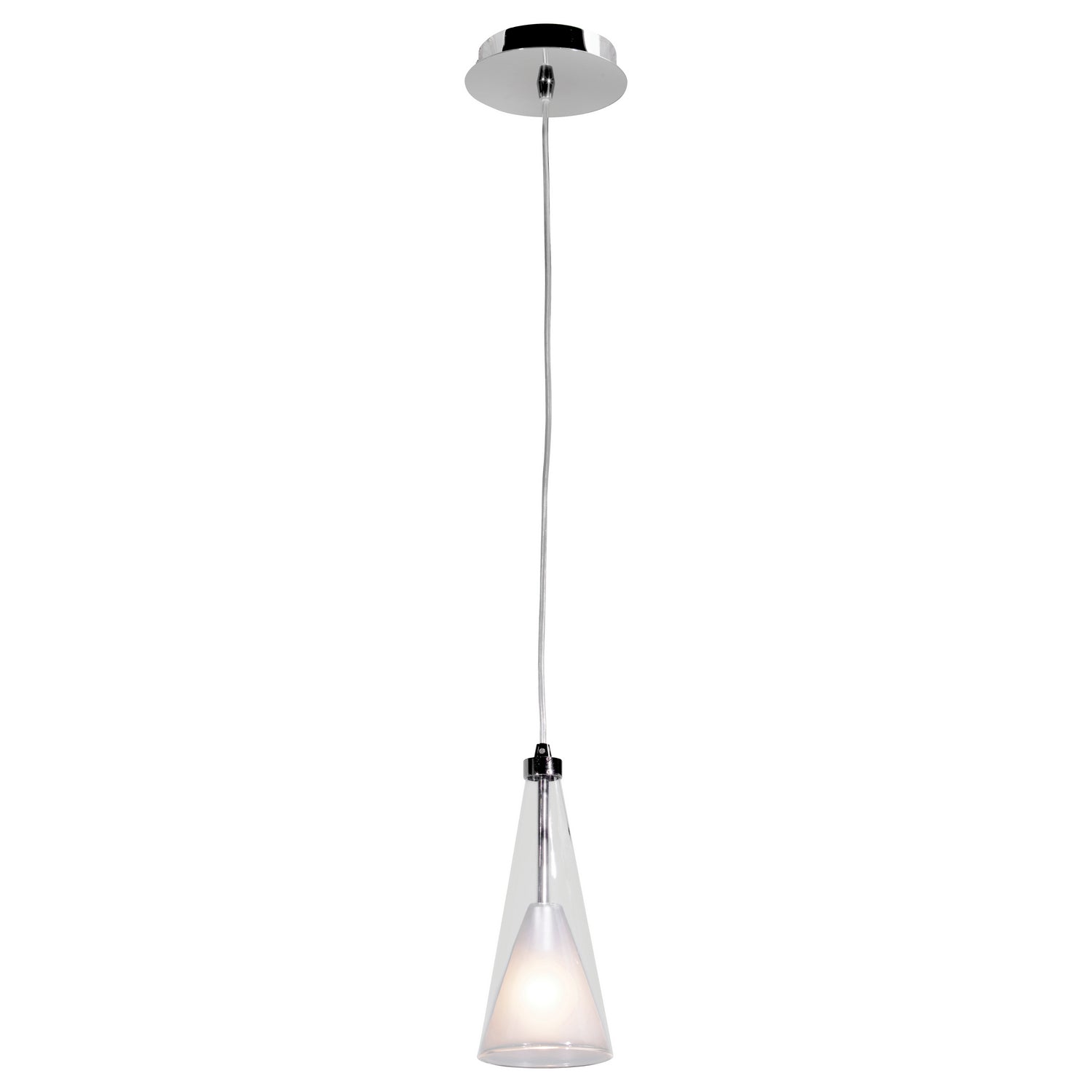 Access - 50543-CH/CLOP - One Light Pendant - Icicle - Chrome