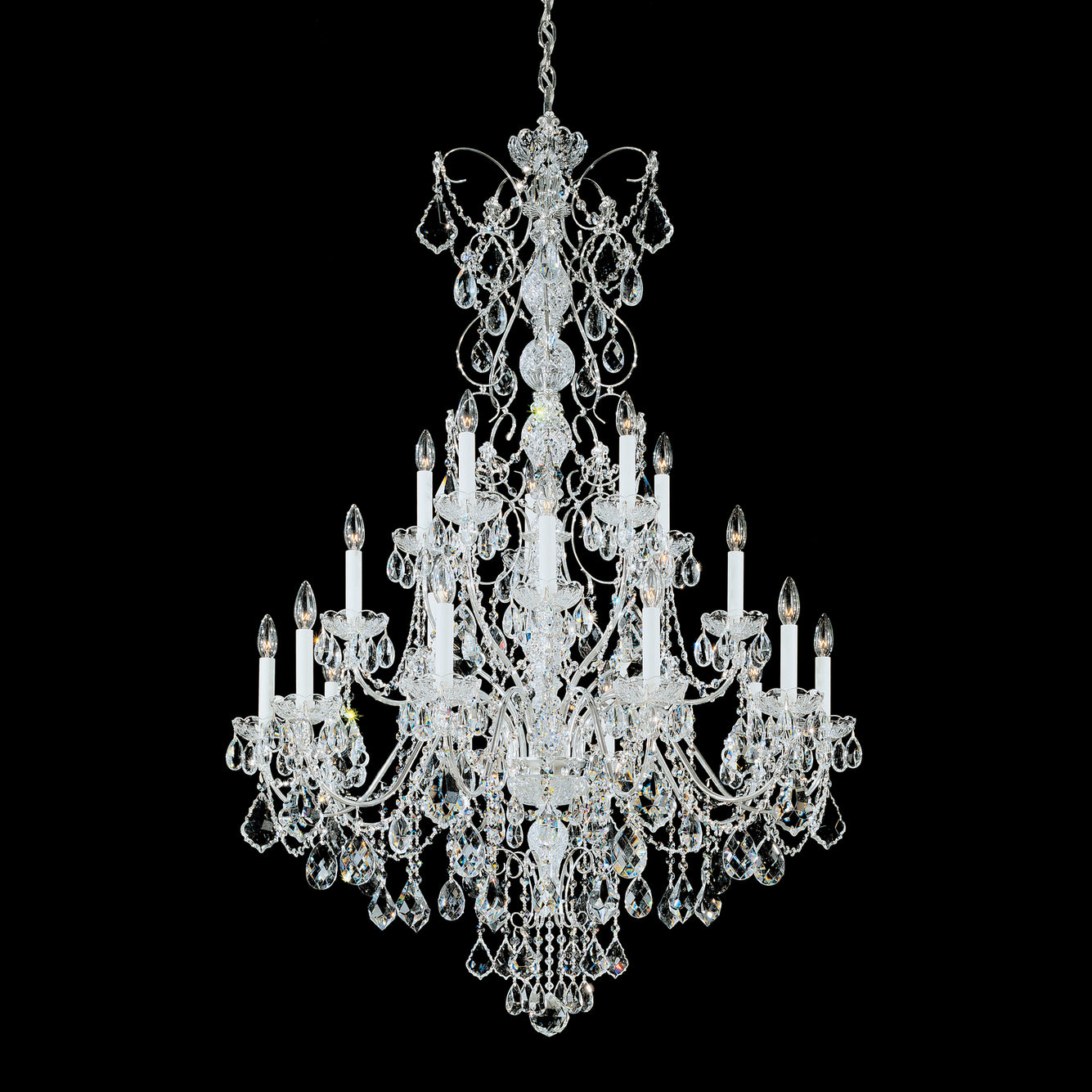 Schonbek - 1716-40 - 20 Light Chandelier - Century - Polished Silver