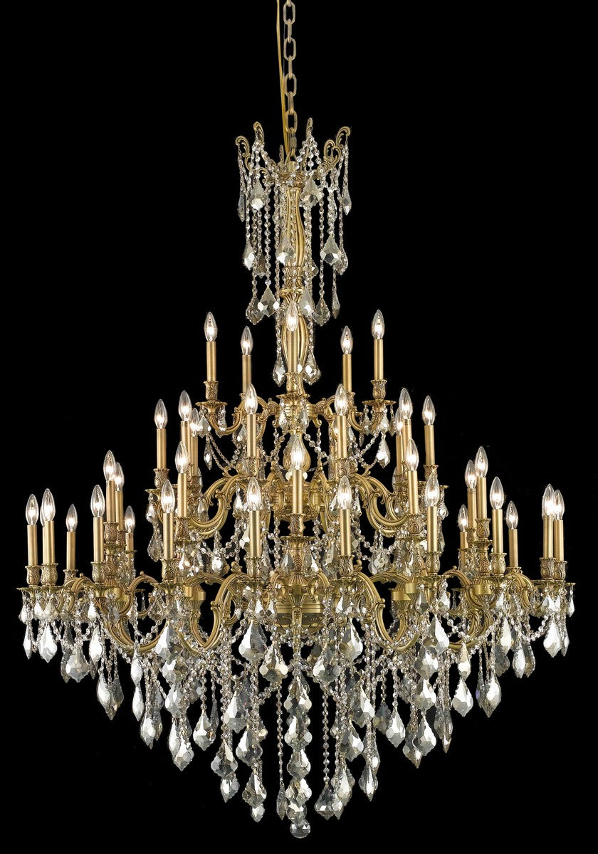 Elegant Lighting - 9245G54FG-GT/RC - 45 Light Chandelier - Rosalia - French Gold